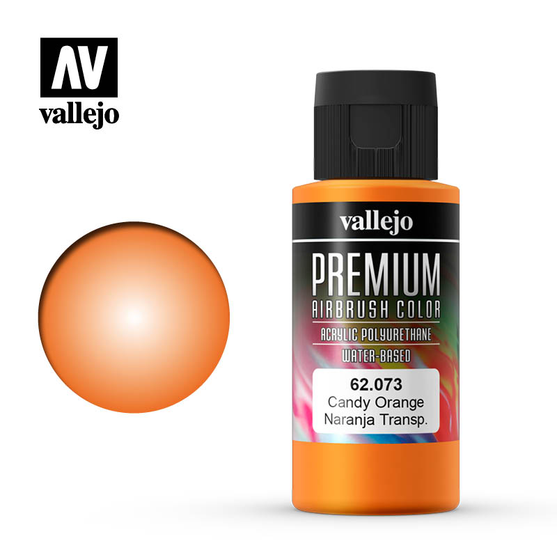 Vallejo Premium Colour Candy Orange 60 ml Vallejo PAINT, BRUSHES & SUPPLIES