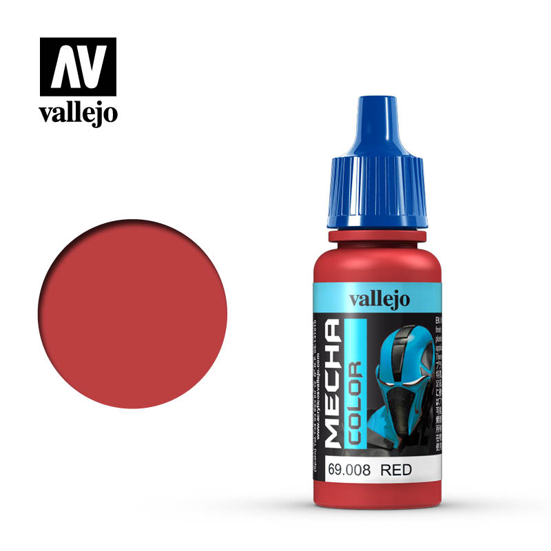 Vallejo Mecha Colour Red 17ml Acrylic Vallejo PAINT, BRUSHES & SUPPLIES