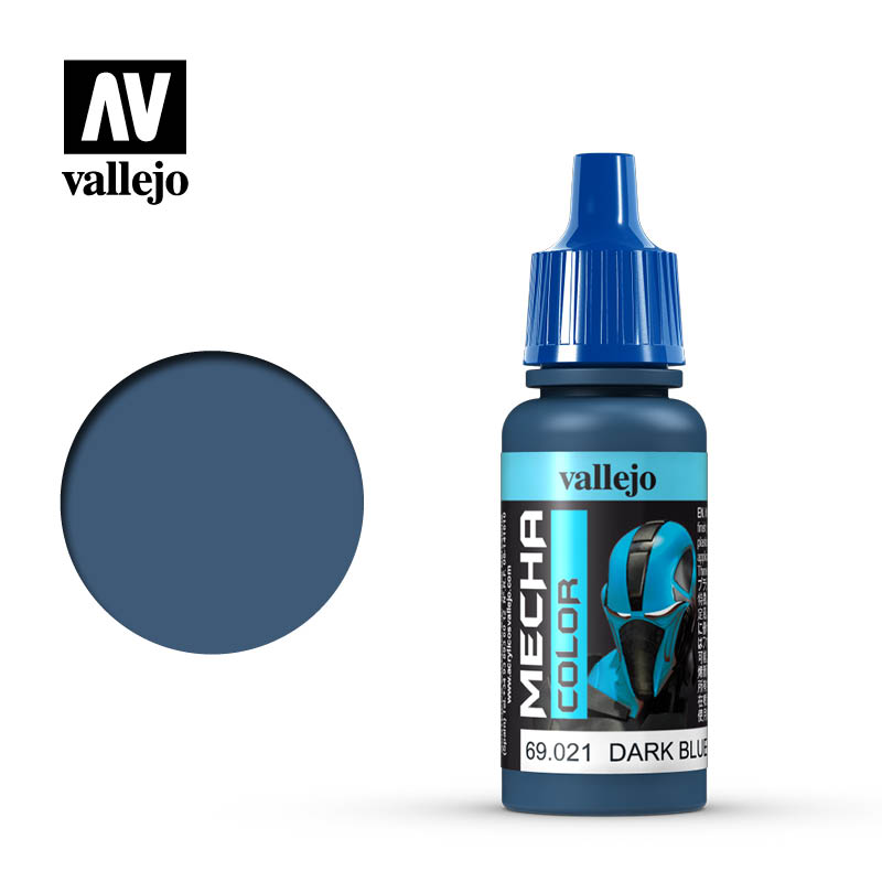 Vallejo Mecha Colour Dark Blue 17ml Acrylic Vallejo PAINT, BRUSHES & SUPPLIES
