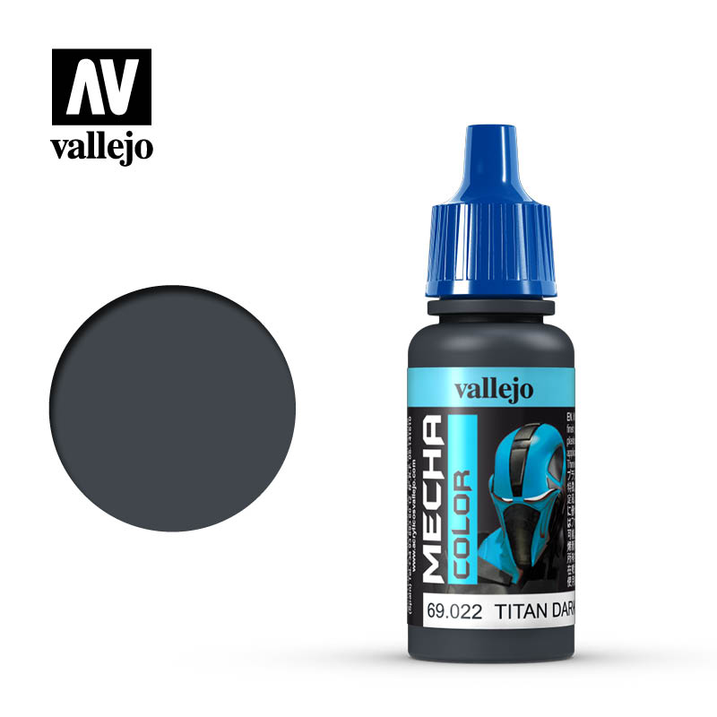 Vallejo Mecha Colour Titan Dark Blue 17ml Acrylic Vallejo PAINT, BRUSHES & SUPPLIES