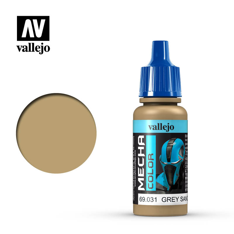 Vallejo Mecha Colour Grey Sand 17ml Acrylic Vallejo PAINT, BRUSHES & SUPPLIES