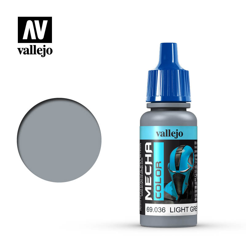 Vallejo Mecha Colour Light Grey 17ml Acrylic Vallejo PAINT, BRUSHES & SUPPLIES