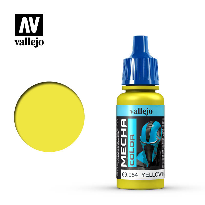 Vallejo Mecha Colour Yellow Fluorescent 17ml Acrylic Vallejo PAINT, BRUSHES & SUPPLIES