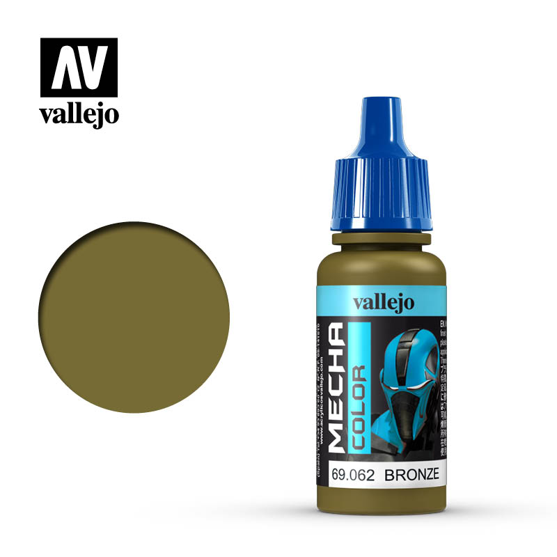Vallejo Mecha Colour Bronze 17ml Acrylic Vallejo PAINT, BRUSHES & SUPPLIES