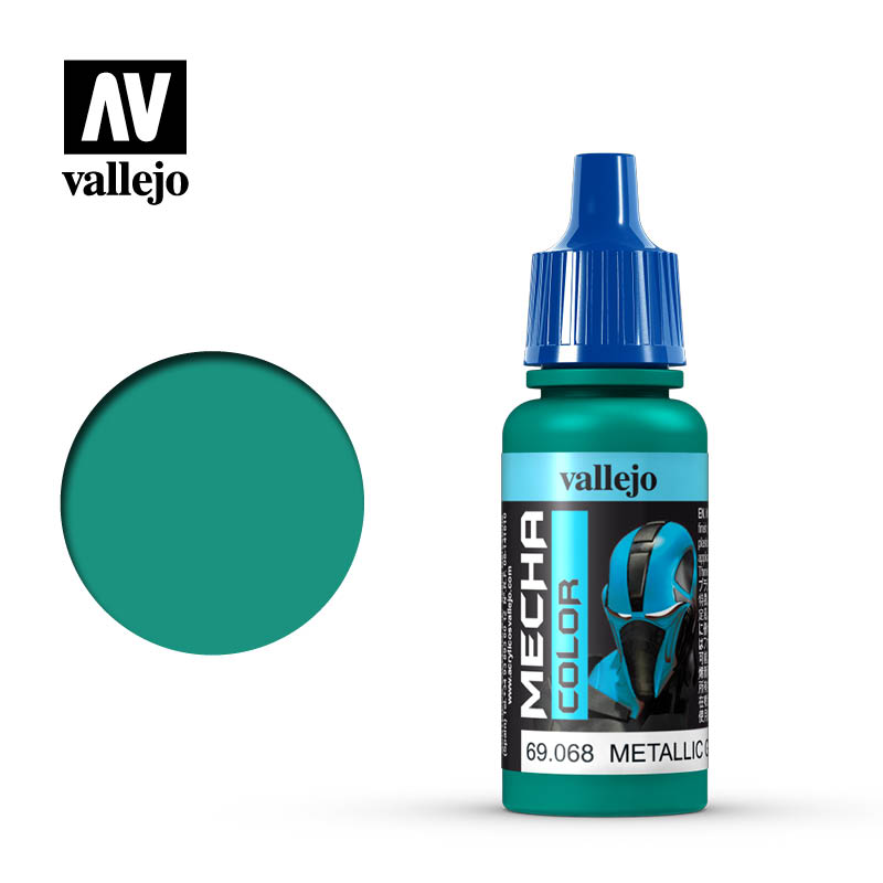 Vallejo Mecha Colour Metallic Green 17ml Acrylic Vallejo PAINT, BRUSHES & SUPPLIES