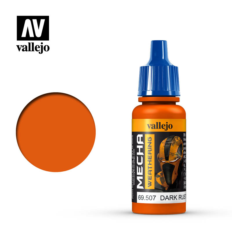 Vallejo Mecha Colour Dark Rust Wash 17ml Acrylic Vallejo PAINT, BRUSHES & SUPPLIES