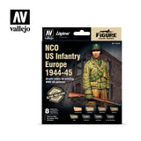 Vallejo 70244 NCO US Infantry Europe 1944-45 (Includes Alpine Resin Miniature) Vallejo PAINT, BRUSHES & SUPPLIES