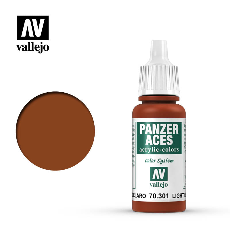 Vallejo Panzer Aces Light Rust 17 ml Vallejo PAINT, BRUSHES & SUPPLIES