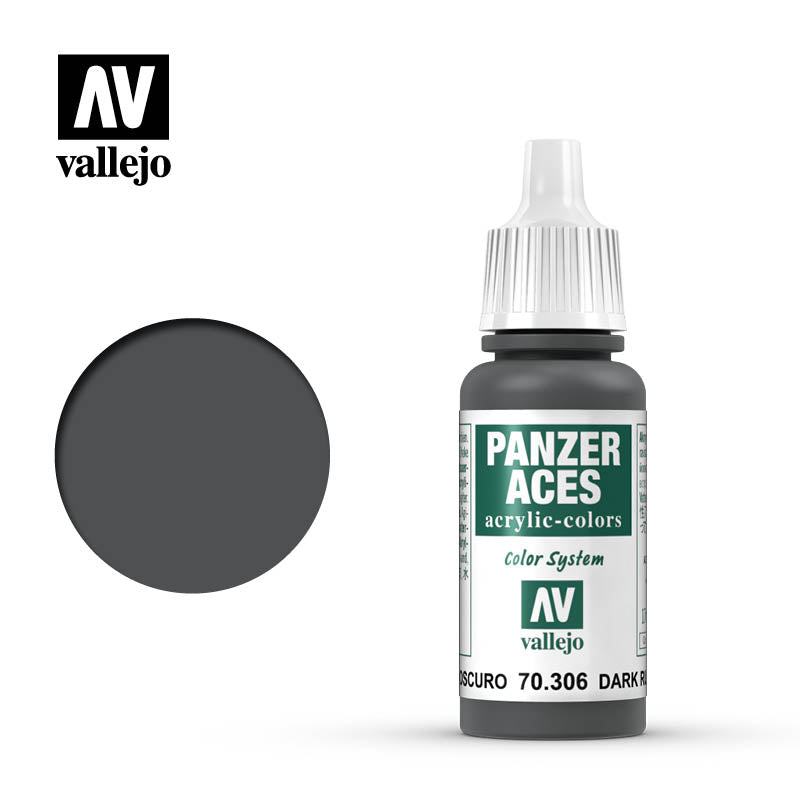Vallejo Panzer Aces Dark Rubber 17 ml Vallejo PAINT, BRUSHES & SUPPLIES