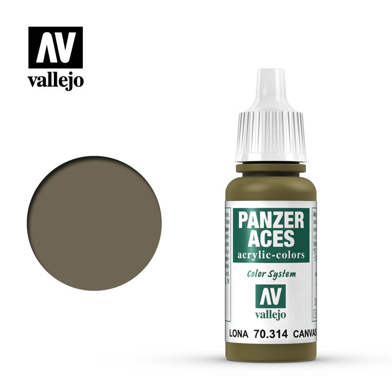 Vallejo Panzer Aces Canvas 17 ml Vallejo PAINT, BRUSHES & SUPPLIES