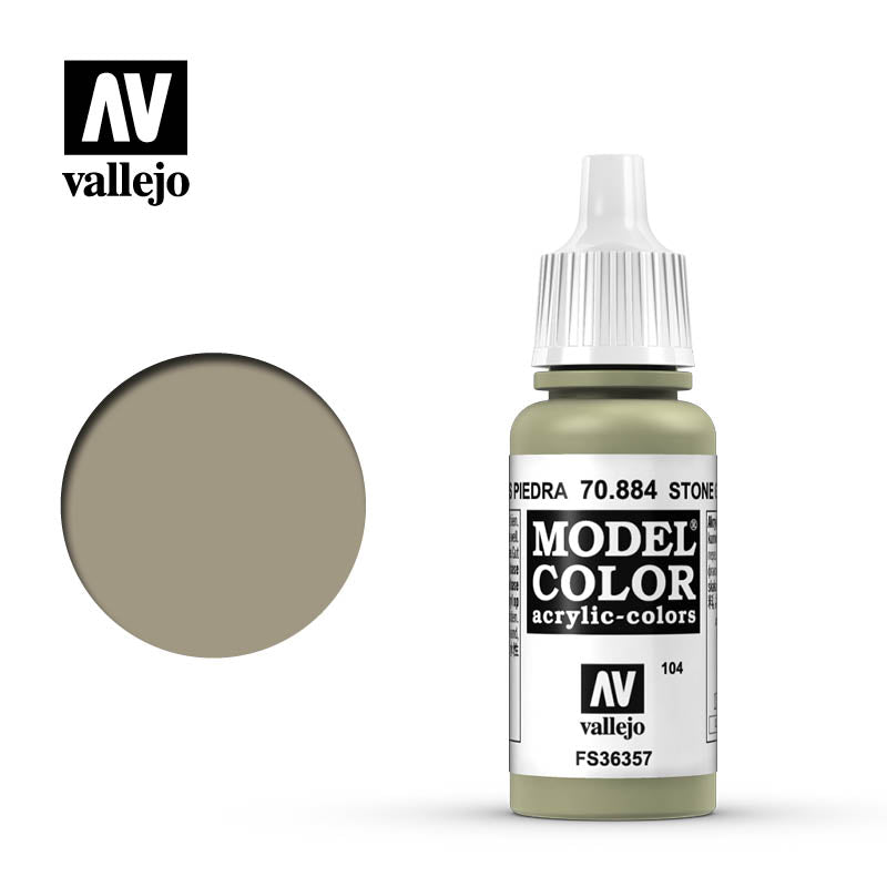Vallejo Modelcolor 104 Stone Grey 17ml Vallejo PAINT, BRUSHES & SUPPLIES