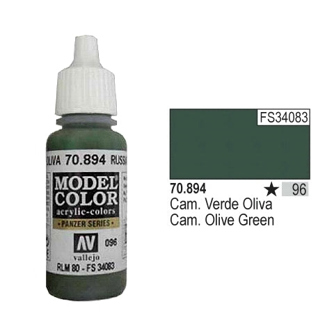 Vallejo Modelcolor 96 Russian Green 17ml Vallejo PAINT, BRUSHES & SUPPLIES