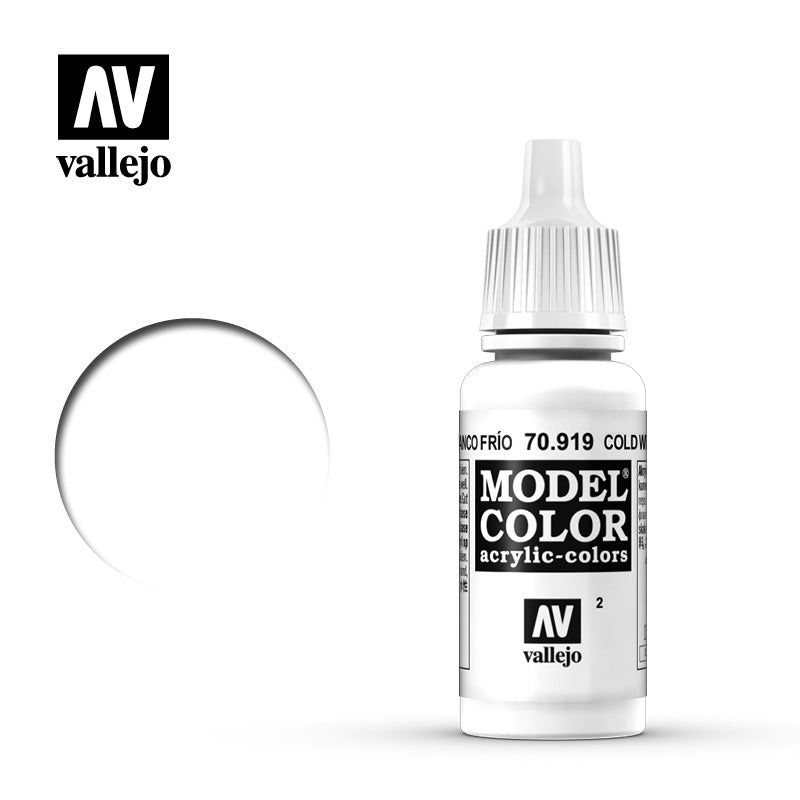 Vallejo Modelcolor 2 Foundation White 17ml Vallejo PAINT, BRUSHES & SUPPLIES
