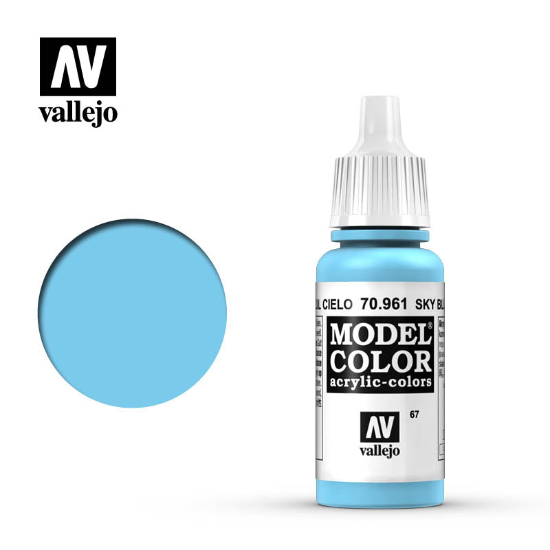 Vallejo Modelcolor 67 Sky Blue 17ml Vallejo PAINT, BRUSHES & SUPPLIES