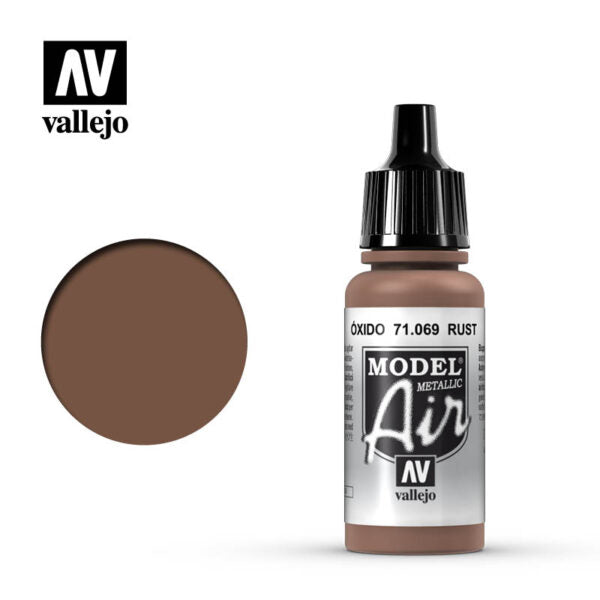 Vallejo Model Air 69 17ml Metal Rust Vallejo PAINT, BRUSHES & SUPPLIES