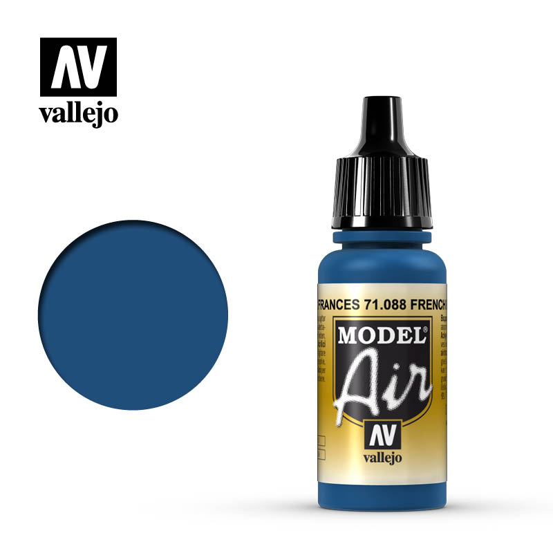 Vallejo Model Air 88 17ml French Blue Vallejo PAINT, BRUSHES & SUPPLIES