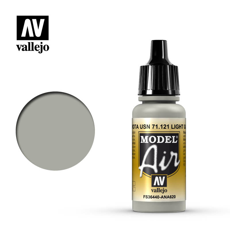 Vallejo Model Air 121 17ml Usaf Light Grey Vallejo PAINT, BRUSHES & SUPPLIES