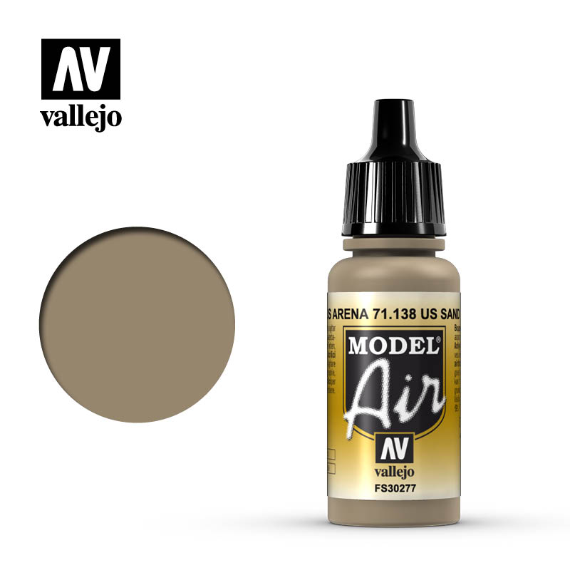 Vallejo Model Air Us Sand 17ml Vallejo PAINT, BRUSHES & SUPPLIES