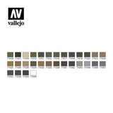 Vallejo Model Air 29 Camouflage Colors Airbrush Plastic Case Vallejo PAINT, BRUSHES & SUPPLIES