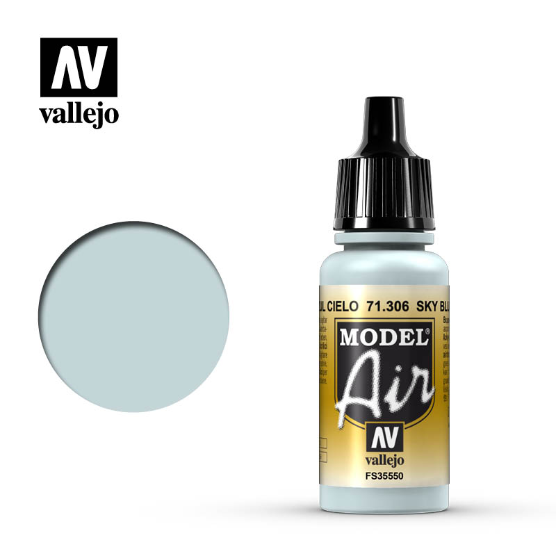 Vallejo Model Air Sky Blue 17 ml Vallejo PAINT, BRUSHES & SUPPLIES