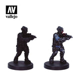 Vallejo 72308 Game Colour Cyberpunk Lawmen 8 Colour Acrylic Paint Set w/ Sgt. Suou miniature Vallejo PAINT, BRUSHES & SUPPLIES