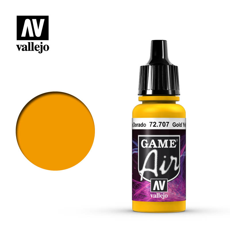 Vallejo Game Air Gold Yellow 17ml Vallejo PAINT, BRUSHES & SUPPLIES