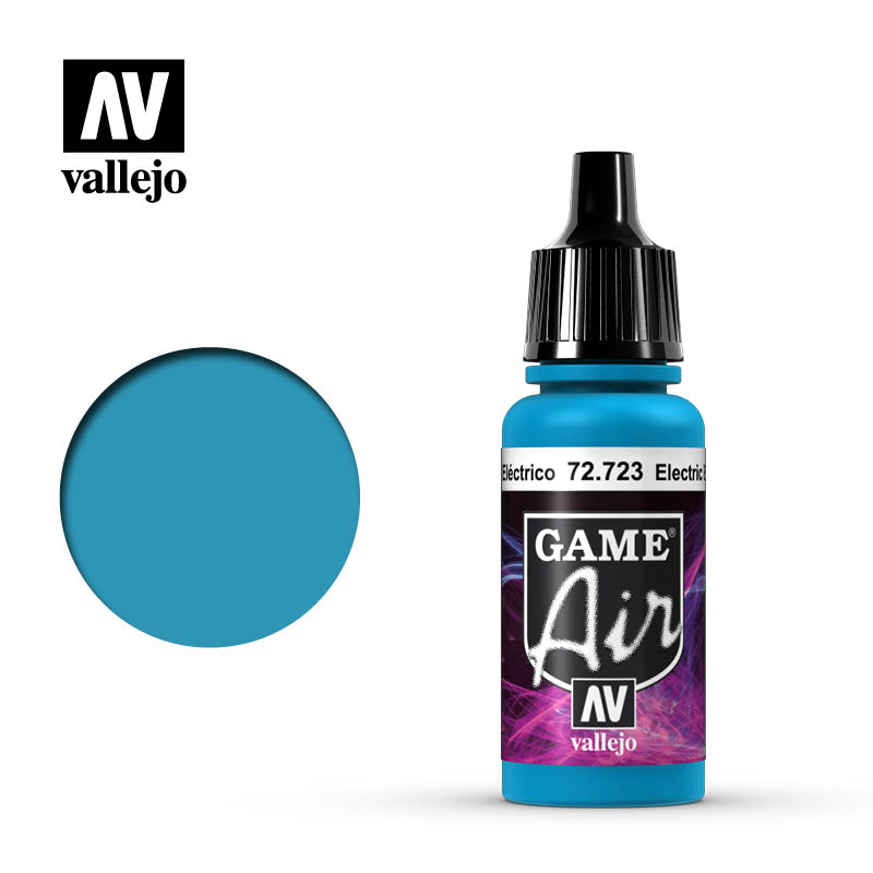 Vallejo Game Air Electric Blue 17ml Vallejo PAINT, BRUSHES & SUPPLIES