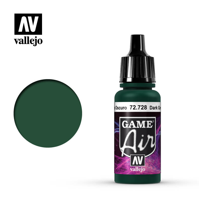 Vallejo Game Air Dark Green 17ml Vallejo PAINT, BRUSHES & SUPPLIES