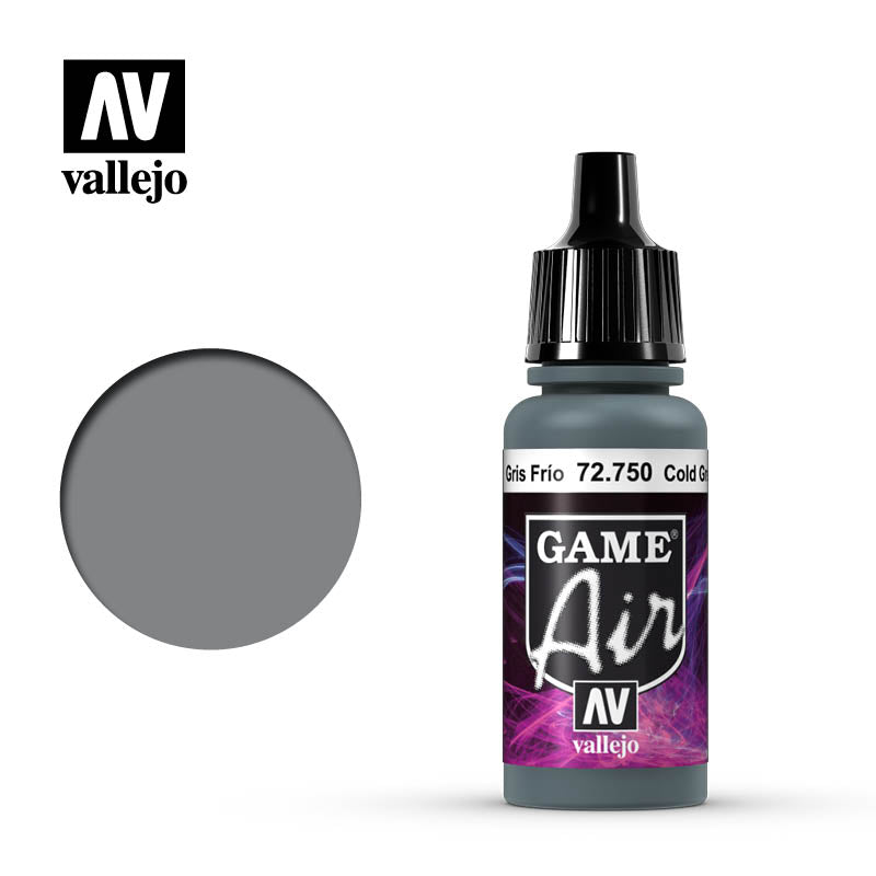 Vallejo Game Air Cold Grey 17ml Vallejo PAINT, BRUSHES & SUPPLIES