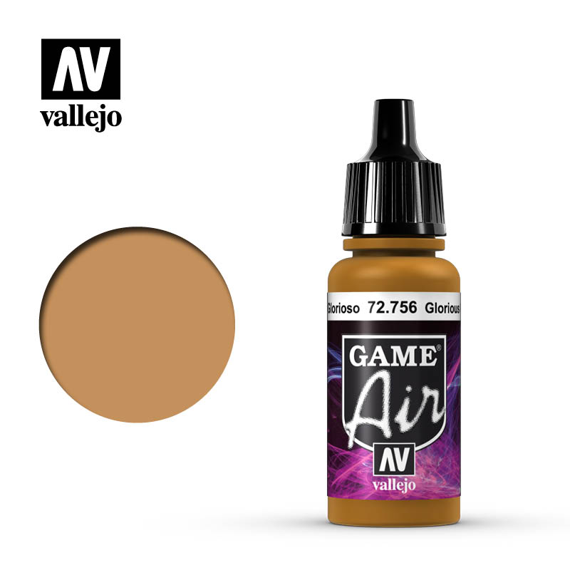 Vallejo Game Air Glorious Gold 17ml Vallejo PAINT, BRUSHES & SUPPLIES