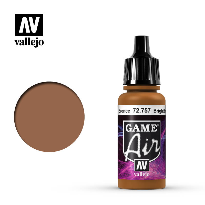 Vallejo Game Air Bright Bronze 17ml Vallejo PAINT, BRUSHES & SUPPLIES