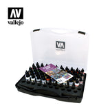 Vallejo Game Air Plastic Case 51 Colors, 8 Primers, 5 Auxiliary, Airbrush Cleaner Vallejo PAINT, BRUSHES & SUPPLIES