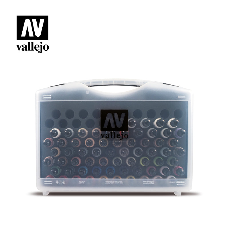 Vallejo Game Air Plastic Case 51 Colors, 8 Primers, 5 Auxiliary, Airbrush Cleaner Vallejo PAINT, BRUSHES & SUPPLIES