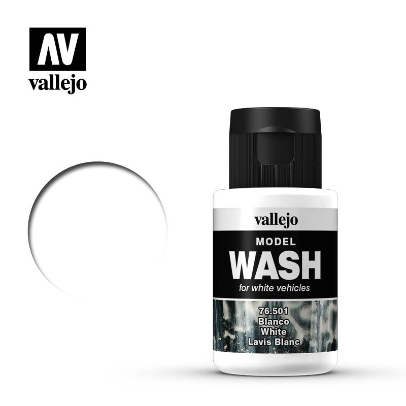Vallejo Model Wash White 35ml Vallejo PAINT, BRUSHES & SUPPLIES