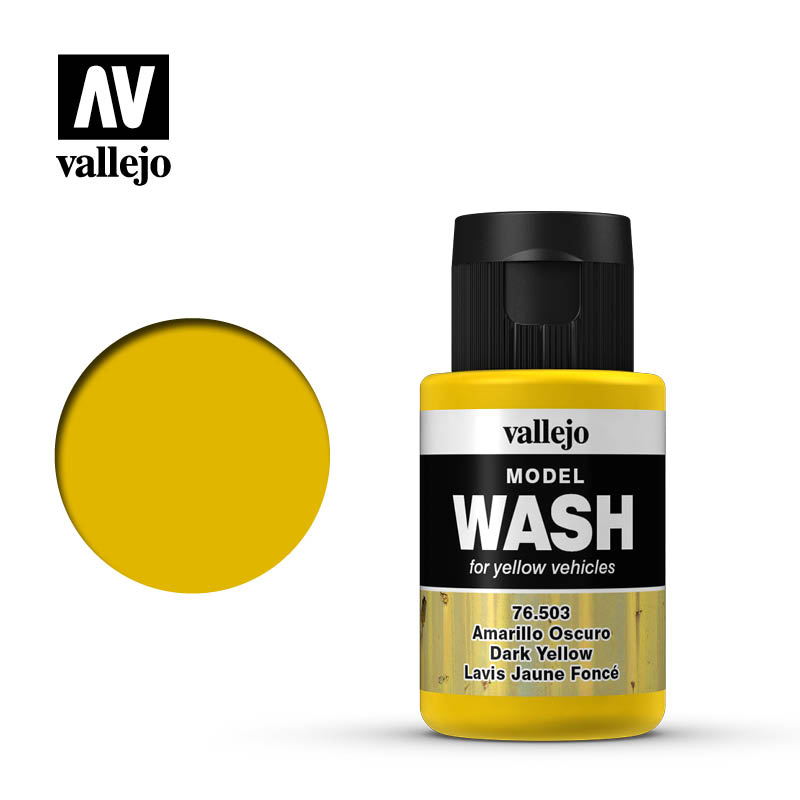 Vallejo Model Wash Dark Yellow 35ml Vallejo PAINT, BRUSHES & SUPPLIES