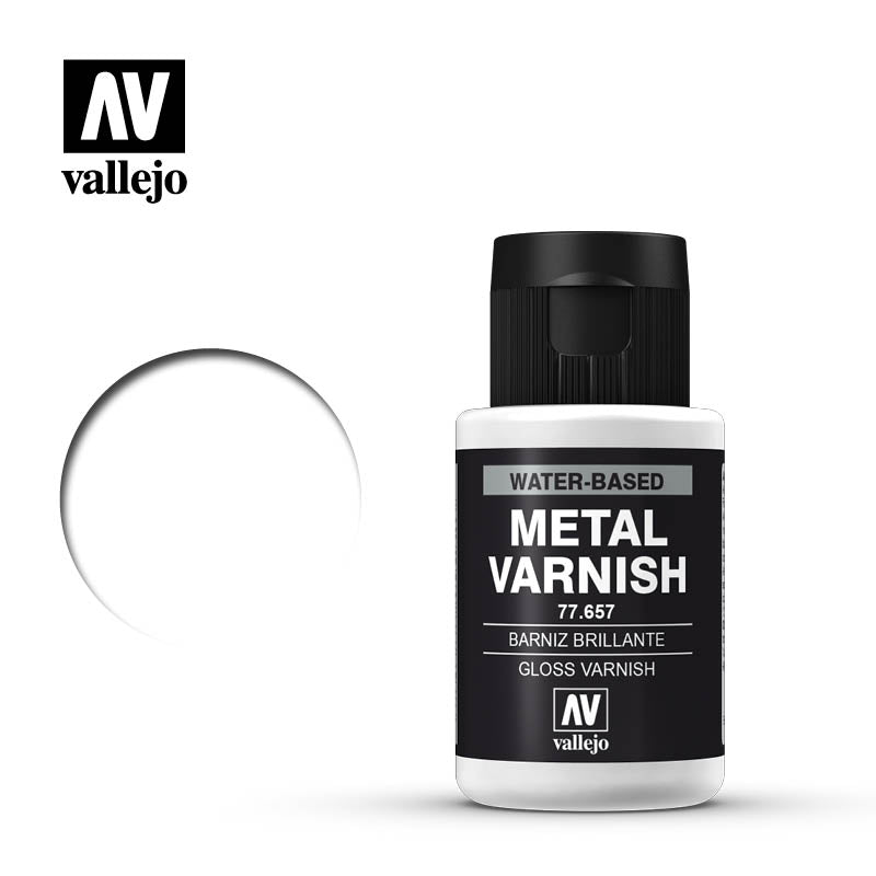 Vallejo Gloss Metal Varnish 32ml Vallejo PAINT, BRUSHES & SUPPLIES