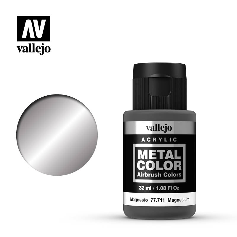 Vallejo Metal Colour Magnesium 32ml Vallejo PAINT, BRUSHES & SUPPLIES