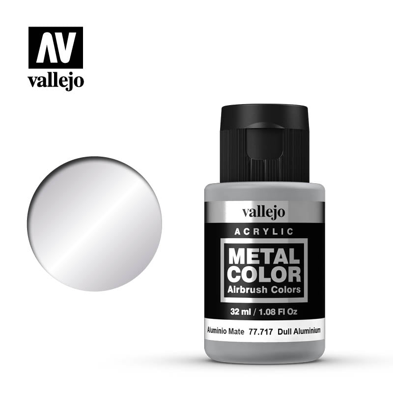 Vallejo Metal Colour Dull Aluminium 32ml Vallejo PAINT, BRUSHES & SUPPLIES