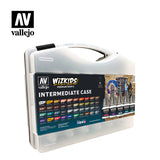 Vallejo 80261 Wizkids Intermediate Case Acrylic Paint Set (40 Colour Set) Vallejo PAINT, BRUSHES & SUPPLIES