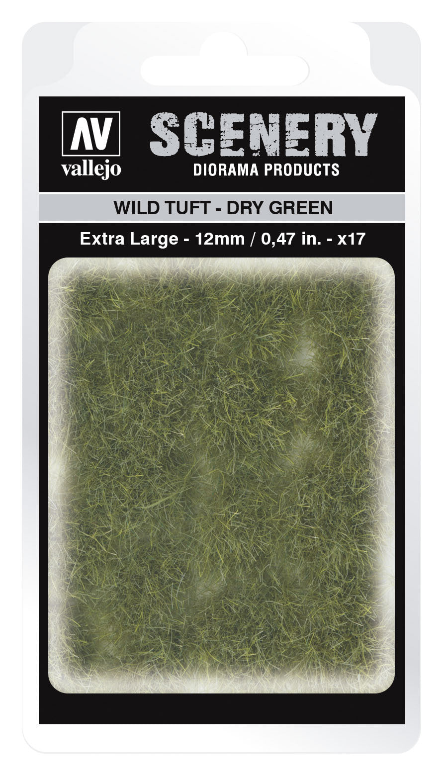 Vallejo SC424 12mm Wild Tuft Dry Green Diorama Accessory Vallejo TRAINS - SCENERY