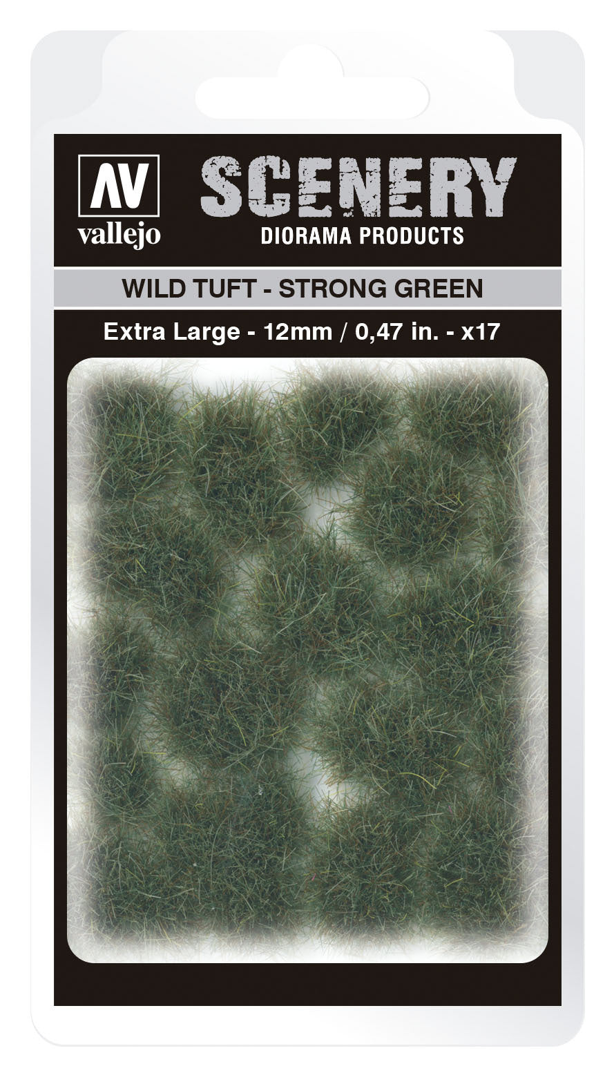 Vallejo SC427 12mm Wild Tuft Strong Green Diorama Accessory Vallejo TRAINS - SCENERY