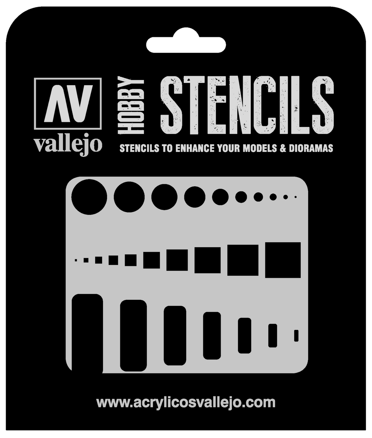 Vallejo ST-AIR003 1/32 Access Trap Doors Stencil Vallejo PAINT, BRUSHES & SUPPLIES