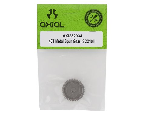 Axial 40T Metal Spur Gear, SCX10 III Axial Racing RC CARS - PARTS