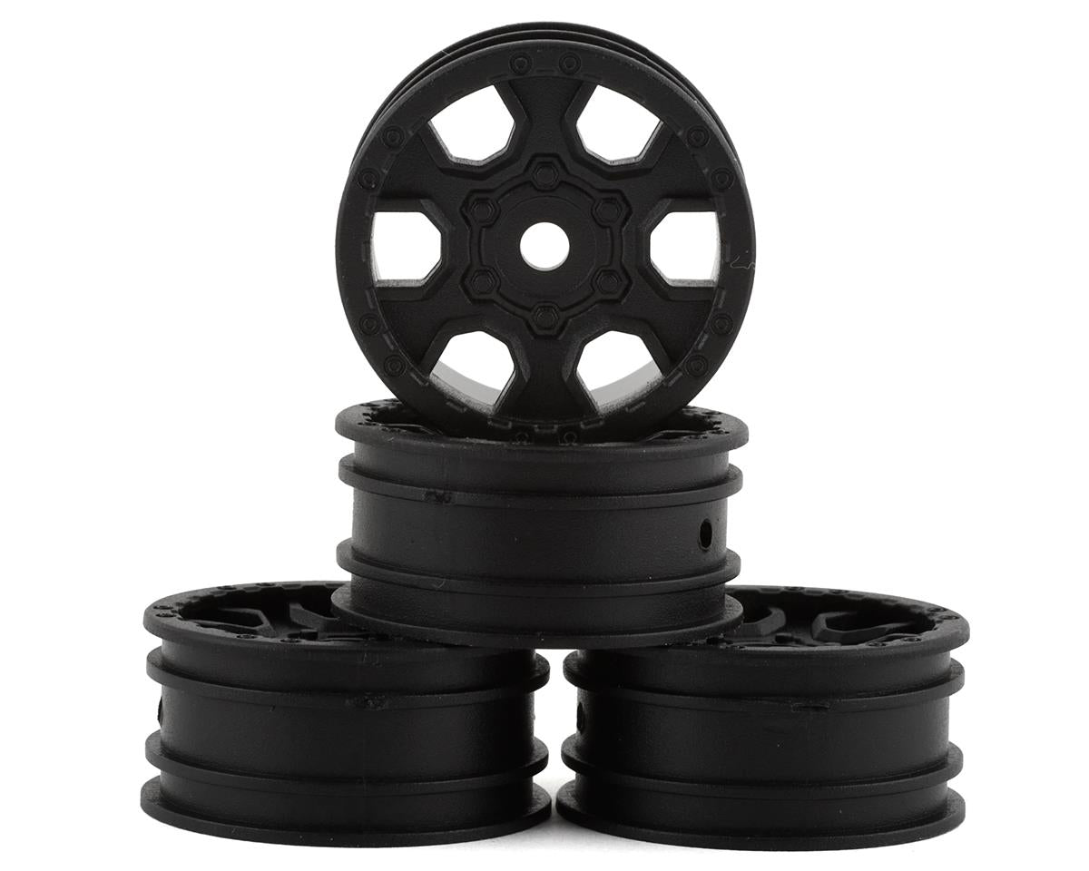 Axial 1.0 Ford Bronco Wheels, Black, 4pcs, SCX24 - Hobbytech Toys