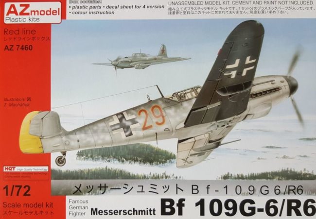 AZ Models AZ7460 1/72 Bf 109G-6/R6 Plastic Model Kit** AZ Models PLASTIC MODELS