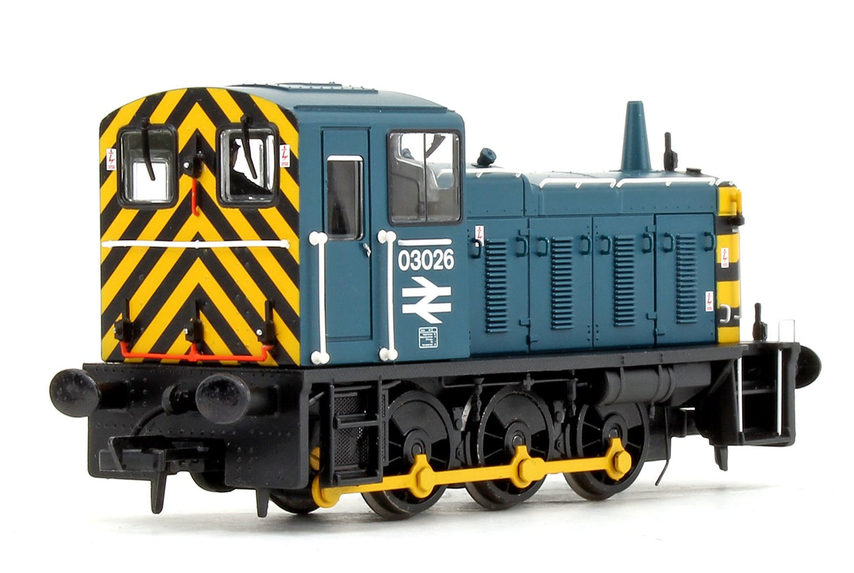 Bachmann OO BR Class 03 03026 BR Blue with Wasp Stripes Diesel Shunter Locomotive DCC/Sound Bachmann Branchline TRAINS - HO/OO SCALE