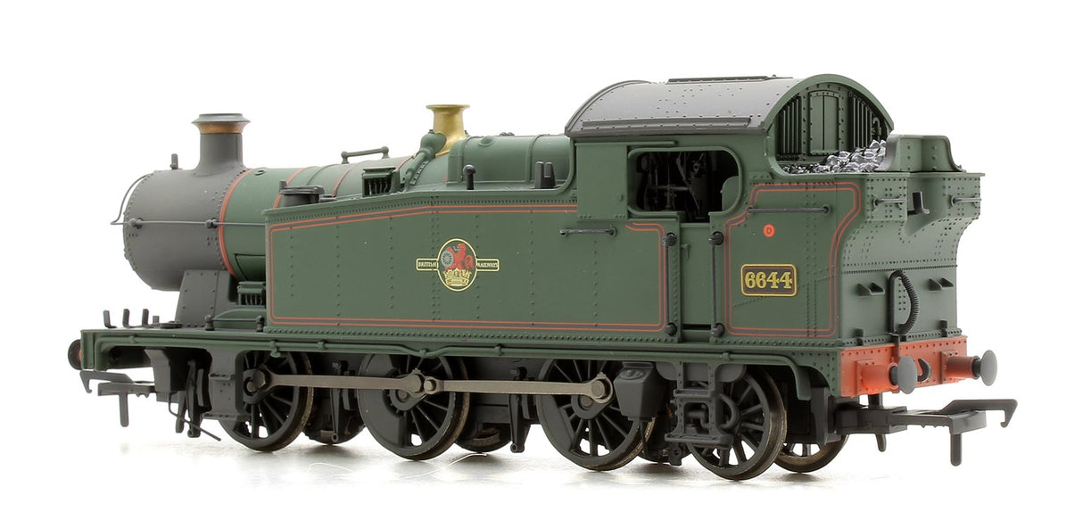 Bachmann OO BR GWR 56XX Tank 6644 Green Late Green Crest Locomotive Weathered Bachmann Branchline TRAINS - HO/OO SCALE