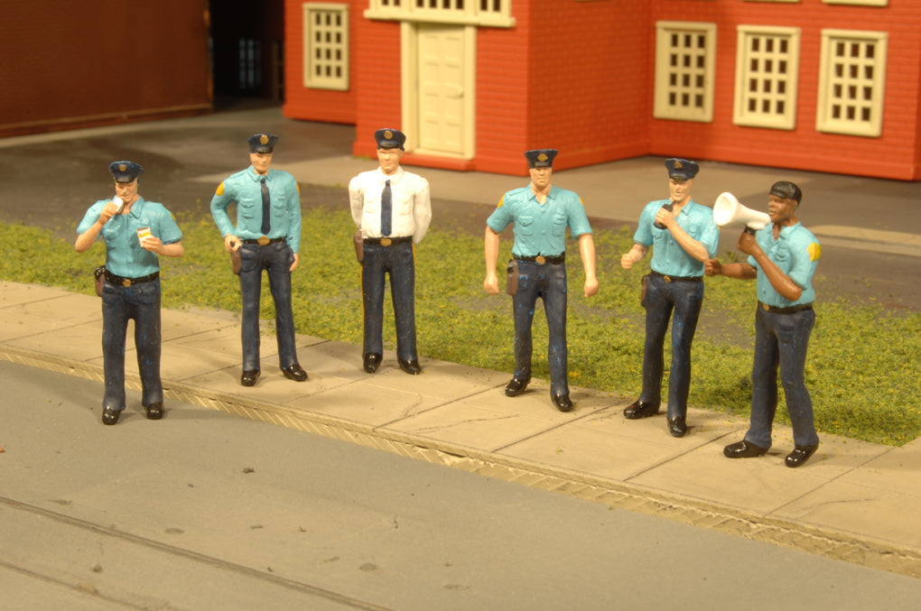 Bachmann 33104 HO Police Squad (6pcs) - Hobbytech Toys