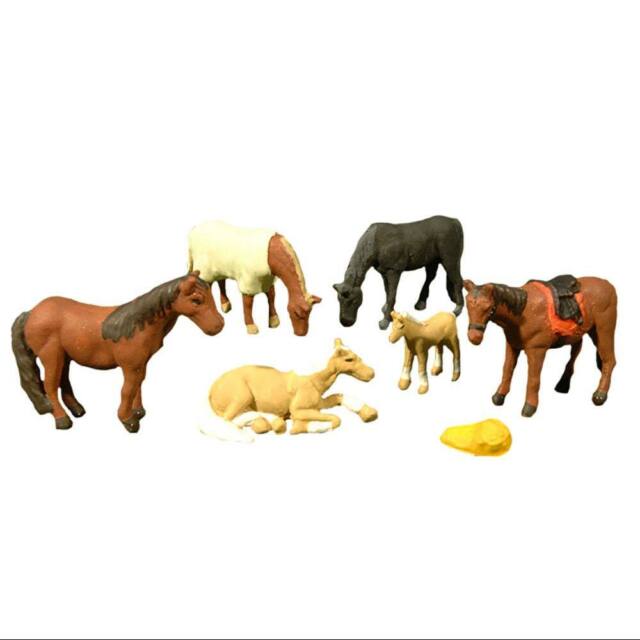 Bachmann 33119 HO Horses (6pcs) - Hobbytech Toys
