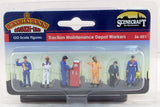 Bachmann 36-051 OO Traction Maintenance Depot Workers Figures - Hobbytech Toys